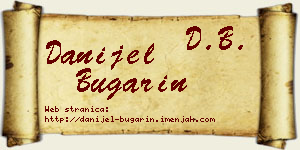 Danijel Bugarin vizit kartica